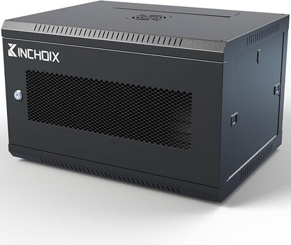 6U Server Cabinet Wall Mount Network Rack Enclosure Cabinet Enclosure by Kinchoix