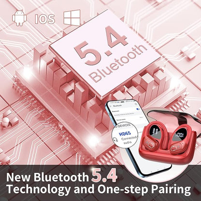 Wireless Earbuds 75hrs Bluetooth 5.4 Headphone Sport, 2025 Bluetooth Earbuds - Image 5