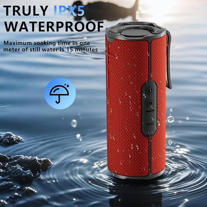 COOPERS Portable Bluetooth Speaker, Wireless Bluetooth Speaker, IPX5 Waterproof - Image 2