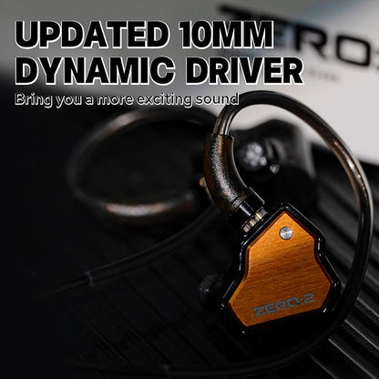 Linsoul 7Hz x Crinacle Zero:2 in Ear Monitor, Updated 10mm Dynamic Driver IEM - Image 3