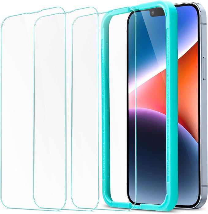 ESR 3 Pack for iPhone 13 Pro Max/iPhone 14 Plus Screen Protector, Tempered by ESR