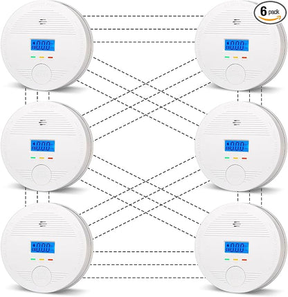 10-Year Sealed Battery Wireless Linked Home Safety Device, Whole-House by DFGJLVF