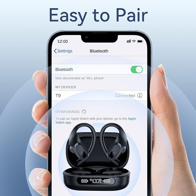 occiam Hybrid Active Noise Cancelling Ear Buds Wireless Earbuds Bluetooth - Image 6