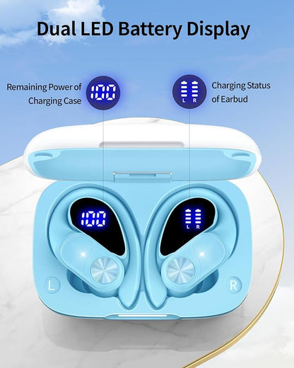 PocBuds Bluetooth Headphones Wireless Earbuds 80hrs Playtime Wireless Charging - Image 3