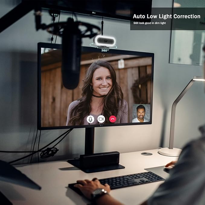 2K Webcam for PC, Plug and Play USB C Webcam - Image 7