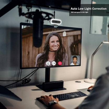 2K Webcam for PC, Plug and Play USB C Webcam - Image 7