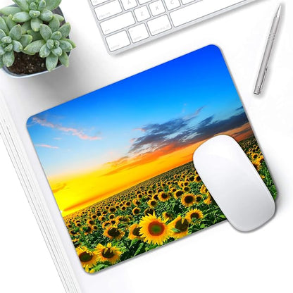 Mouse Pad, Beautiful Sunset Sunflower Mouse Pads - Image 5