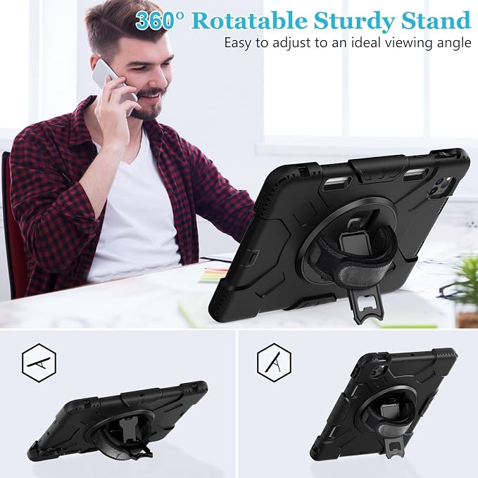 Case for iPad Pro 11 Inch: Silicone Cover for iPad 11 Generation - Image 3