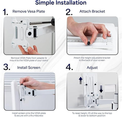 VIVO Height Adjustable VESA Adapter Stand - Image 8