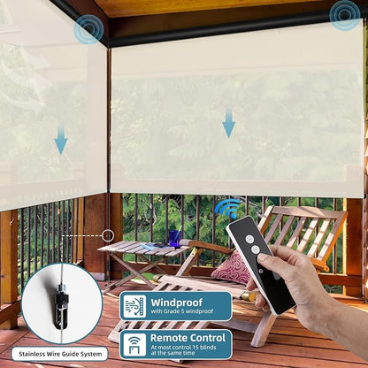 SmartWings Motorized Outdoor Shades - Image 3