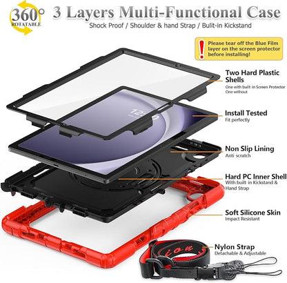 SEYMAC stock Case for Samsung Galaxy Tab A9+ Plus 11'', Full-Body Drop - Image 7