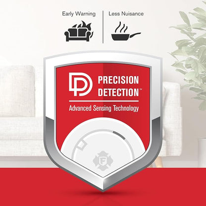 New 2025 First Alert SMCO410 Z-Wave Battery-Powered Smoke Detector & Carbon - Image 6