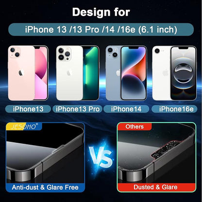 Blue Light Screen Protector for iPhone 16e iPhone 13 iPhone 13 Pro & iPhone 14 - Image 2