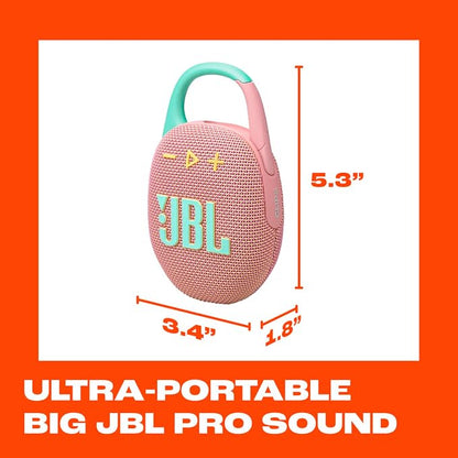 JBL Clip 5 - Ultra-Portable, Waterproof & Dustproof Bluetooth Speaker, Big Pro - Image 5