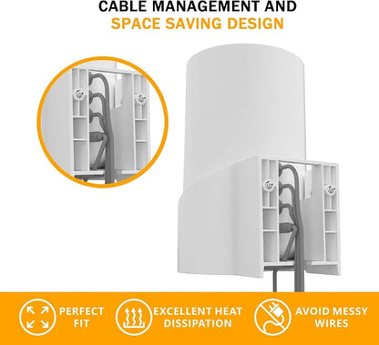 Wall Mount for TP-Link Deco X68/XE75/AXE5300 Mesh Wi-Fi 6 System, Space-Saving - Image 3