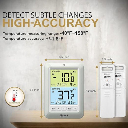U UNNI Refrigerator Thermometer - Image 6