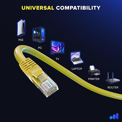 Maximm Cat 6 Ethernet Cable - 2 ft - High-Speed LAN - Image 6