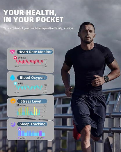 Smart Watch for Women Men, Fitness and Sleep Trackers - Image 2