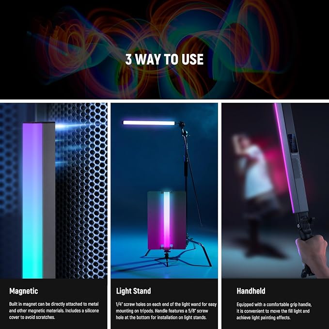 NEEWER RGB2 LED Tube Light Stick - Image 9