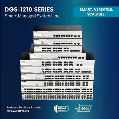 D-Link 10-Port Gigabit Smart Managed PoE+ Switch | 8 PoE+ Ports + 2 SFP Ports | - Image 17