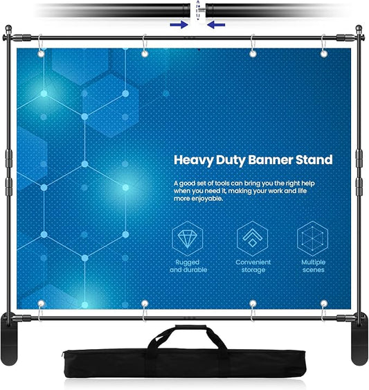 Jiang&Rong 10x8ft Photo Backdrop Stand Kit by JiangRong