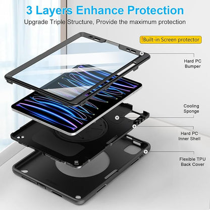 Case for iPad Pro 11 Inch 2022/2021/ 2020/2018: Cover for iPad 11 Inch 4th/ - Image 5