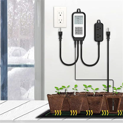 MOES Smart WiFi Cooling Heating Thermostat Outlet, Tuya Digital Temperature - Image 4