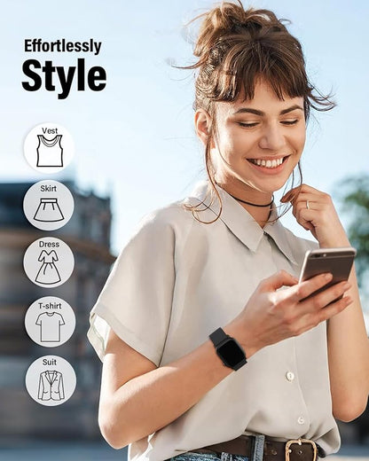 Stretchy Band Compatible with Apple Watch Bands 44mm 45mm 46mm 49mm 42mm 41mm - Image 5