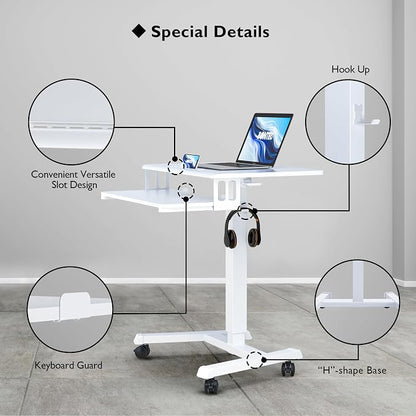 BONTEC Mobile Standing Desk - Image 5