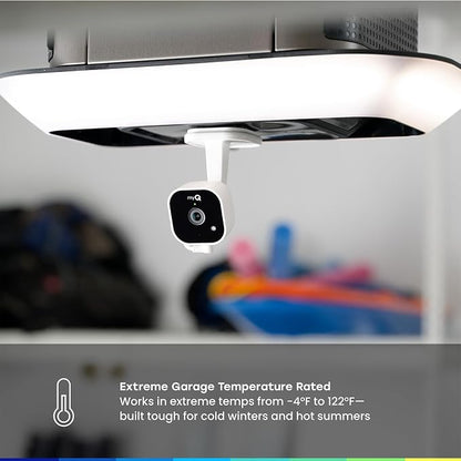 myQ Smart Garage Starter Kit: Garage Door Video Keypad + Rechargeable Battery + - Image 9