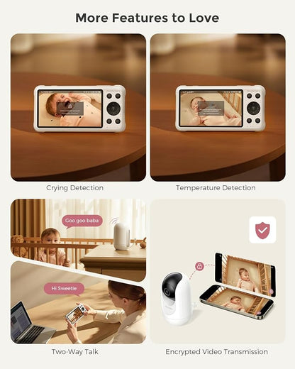 Momcozy BM04 Smart WiFi Baby Monitor - Image 9
