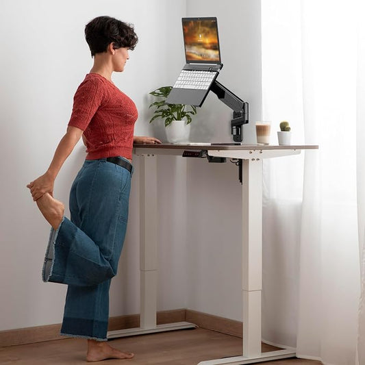 Laptop Wall Mount, 2-in-1 Gas Spring Wall Holder - Image 2