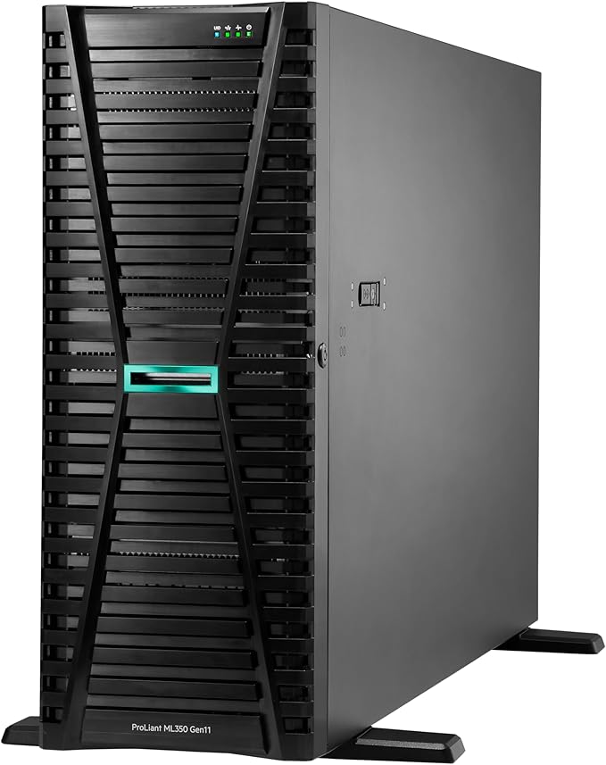 Hewlett Packard Enterprise ProLiant ML350 Gen11 Tower Server w/one Intel Xeon - Image 2