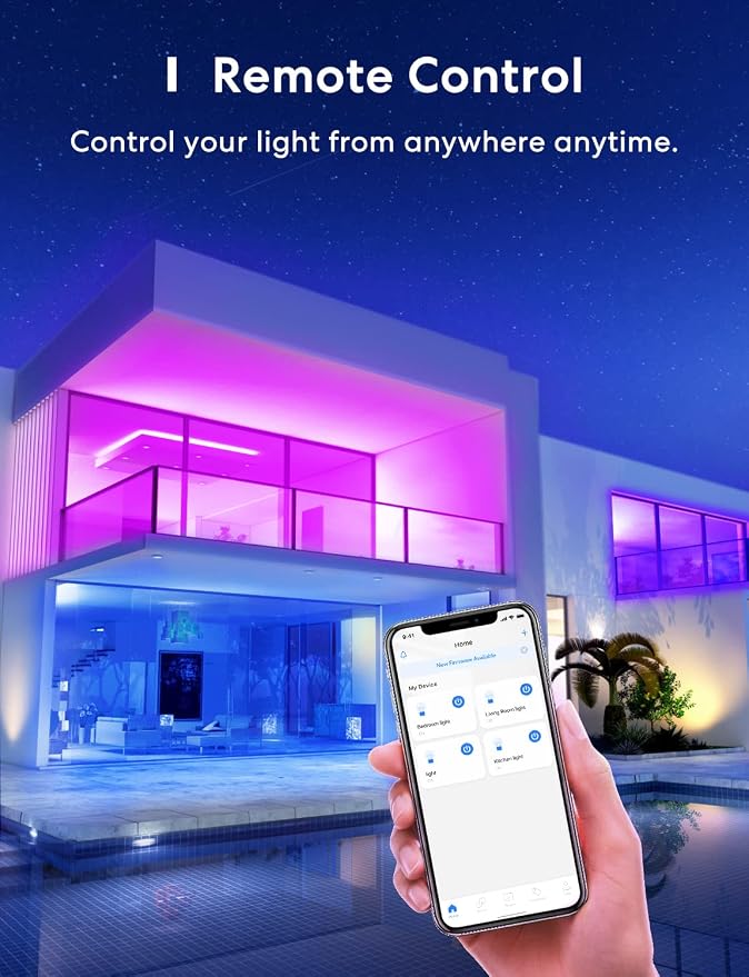 meross Smart RGBWW WiFi LED Bulbs, Apple HomeKit Compatible, 60W Equivalent - Image 3