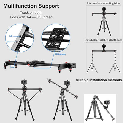 GVM Carbon Fiber Motorized Camera Slider - Image 7