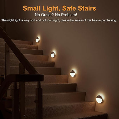 YUNLEX 2 Pack Motion Sensor Light Indoor, 2.6" Small Stick on Lights - Image 2