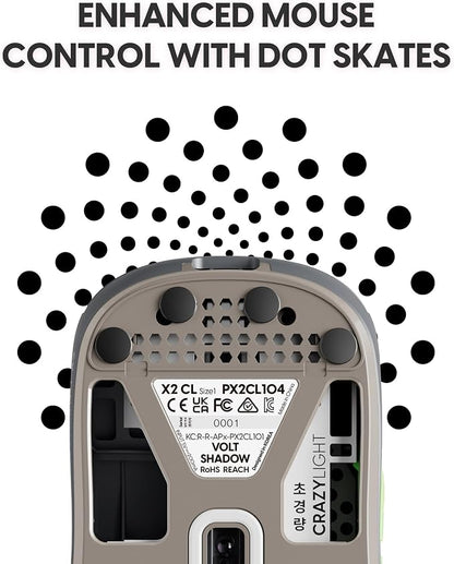 Pulsar Gaming Gears X2 Crazylight Wireless Gaming Mouse, Ultra Lightweight 1.23 - Image 8