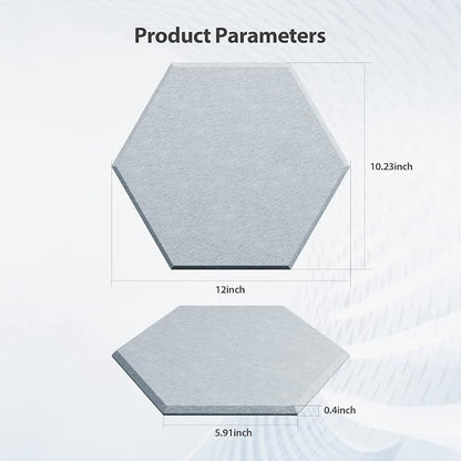 12 Pack Acoustic Panels Self Adhesive Sound Proof Foam, High Density Sound - Image 6