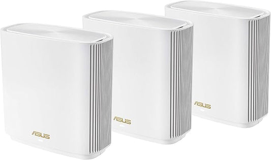 ASUS ZenWiFi Whole-Home Tri-band Mesh WiFi 6E System, Coverage up to 7 by Amazon+Renewed