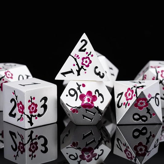 DND Metal Dice Set, RPG Polyhedral Dice by Maywin