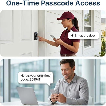 Keyless Entry Door Lock with Built-in WiFi, Fingerprint Smart Lock - Image 7