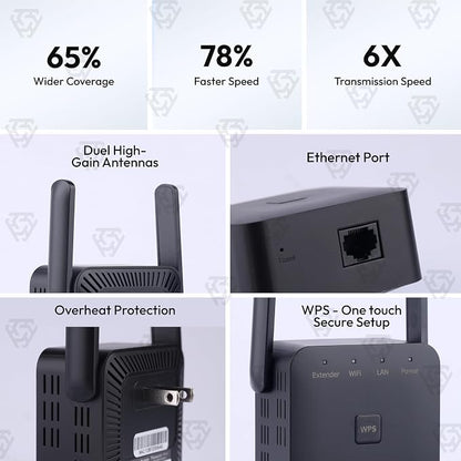 2026 Fastest WiFi Extender Signal Booster Covers 10000 Sq.ft and 80 Devices - Image 4