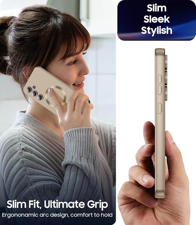 Magnetic for Samsung Galaxy S25 Plus Case Slim Soft Silicone Bumper Shockproof - Image 6