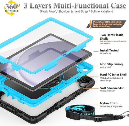 SEYMAC stock Case for Samsung Galaxy Tab A9+ Plus 11'', Full-Body Drop - Image 7