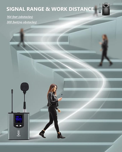 ttstar Wireless Microphone System Headset/Stand/Lavalier Mic - Image 5
