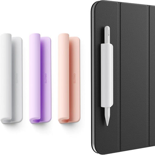 ELETIUO 3 Pack Silicone Pencil Holder Sleeve, Compatible by ELETIUO