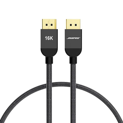 RUIPRO DisplayPort Cable 2.1 10ft, 80Gbps UHBR20 16K@60Hz, 4K@240Hz 165Hz 144Hz by RUIPRO-ProfessionalQualityVideoandAudioYouCanSeeandHear