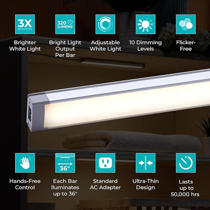 BLACK+DECKER Compatible with Alexa Smart LED Under Cabinet Lighting Kit - Image 7