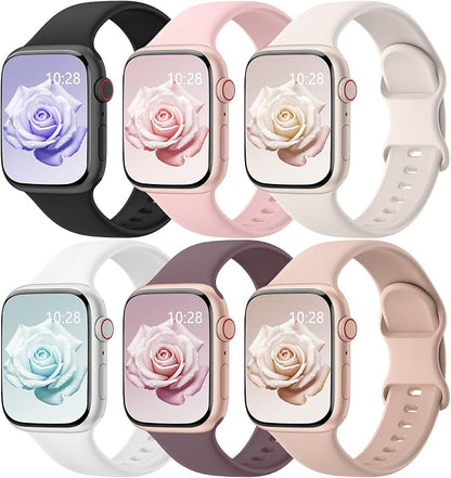 6 Pack Sport Bands Compatible by HEARTBOOM