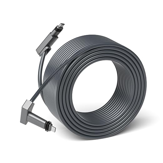 75FT Replacement Cable for SpaceX Starlink Rectangular Satellite V2, Standard by Azduou